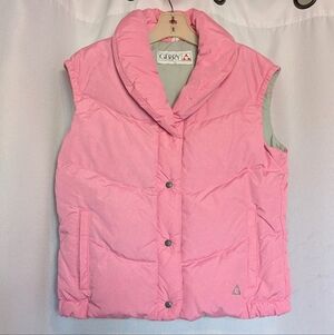 Gerry Women's Vintage Pink Puffer Vest Jacket Size 14